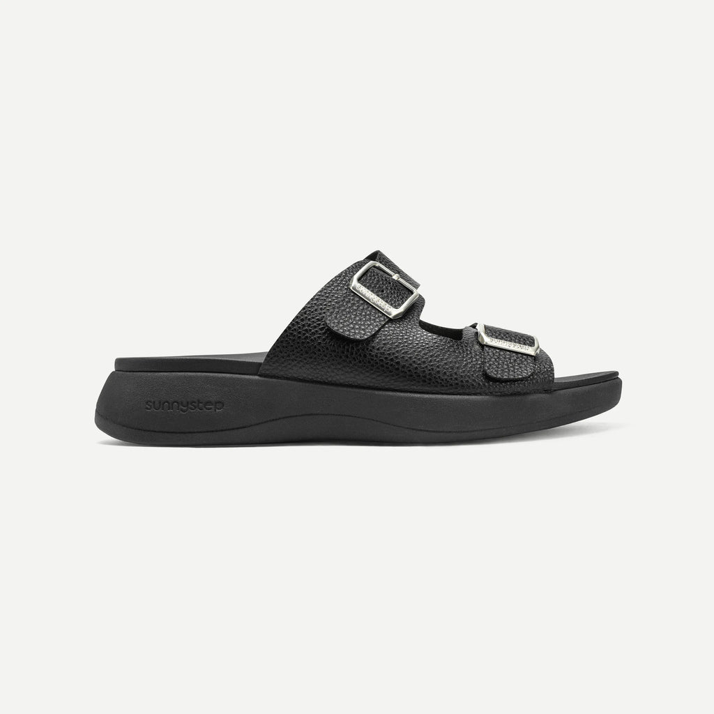 Balance Buckle Sandal - Full Black