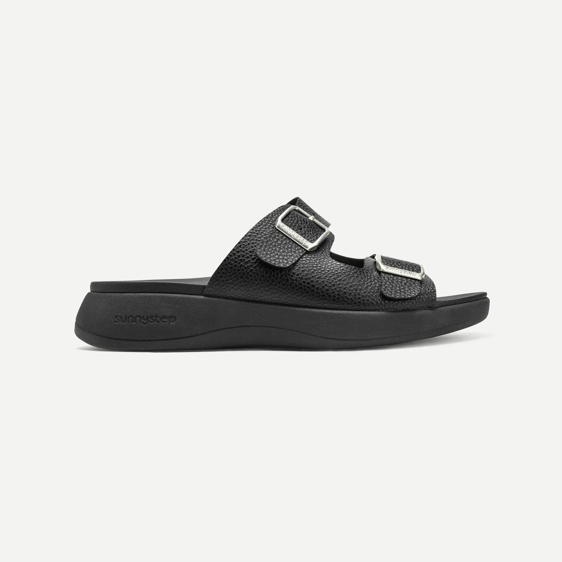 Balance Buckle Sandal - Full Black