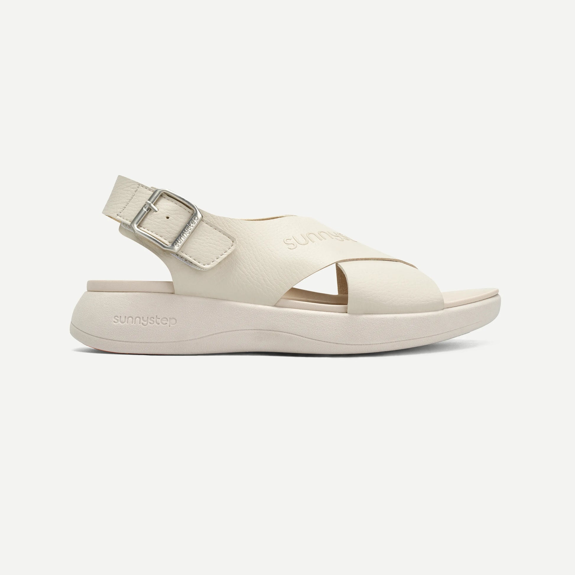 Balance Crossover Sandal - Beige