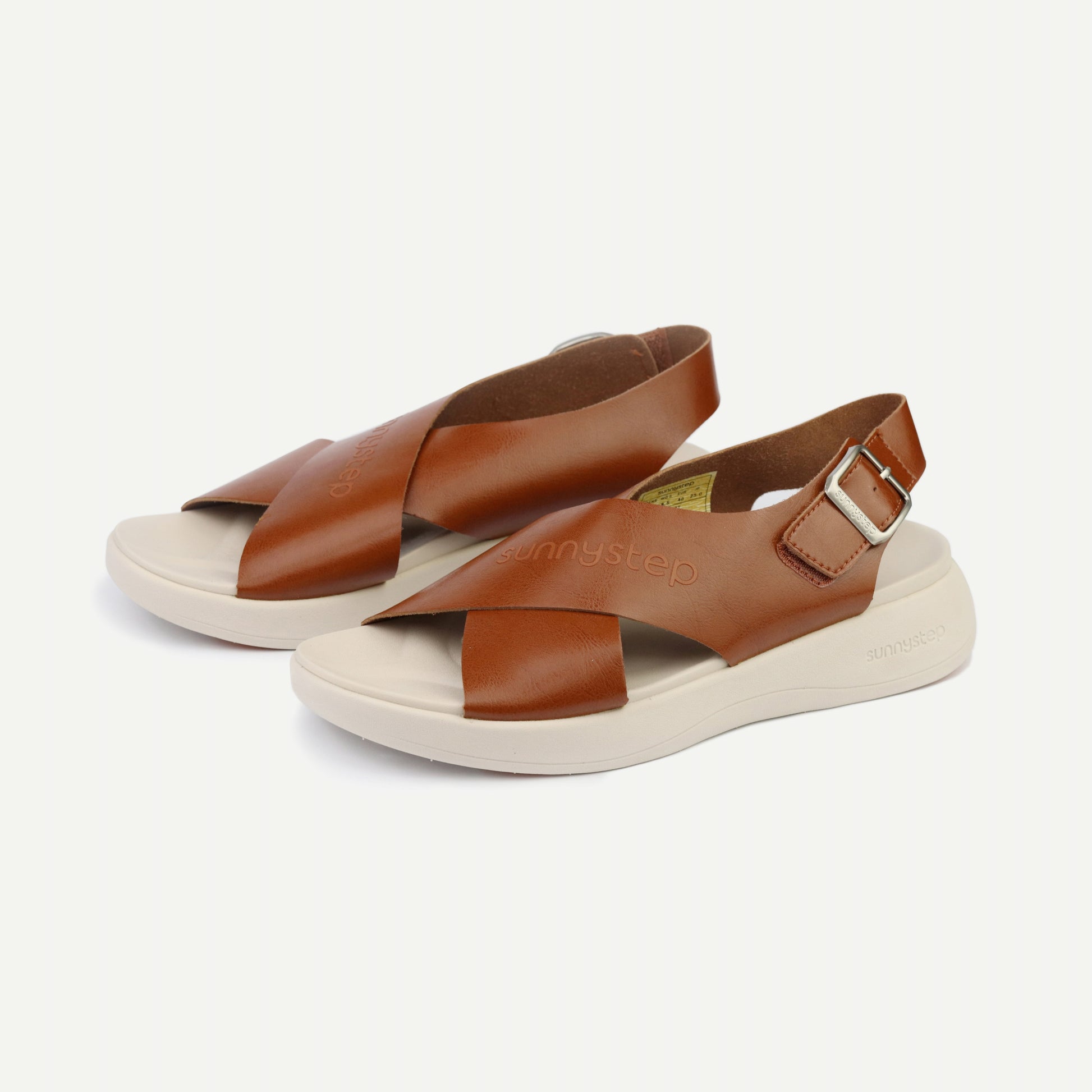 Balance Crossover Sandal - Amber