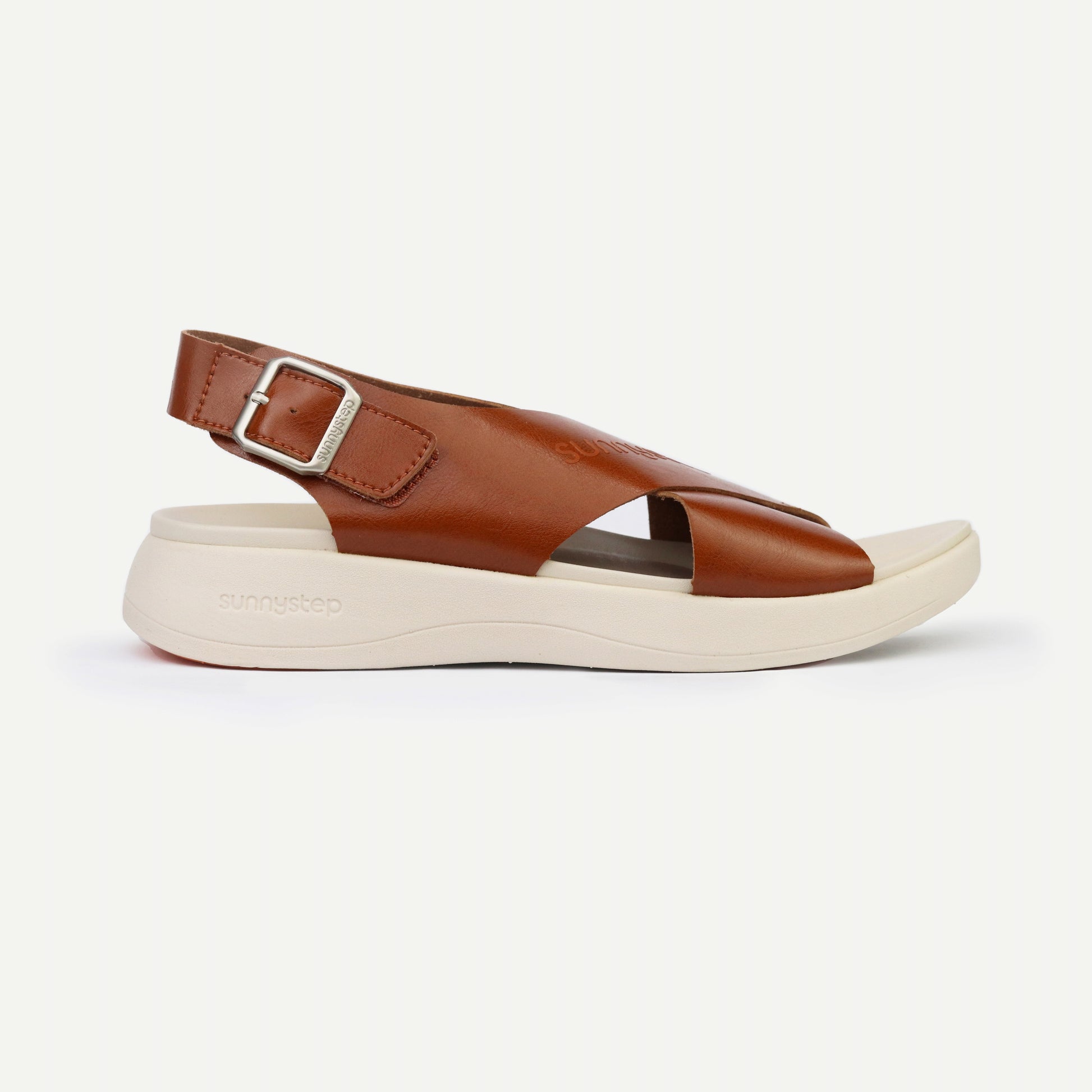 Balance Crossover Sandal - Amber