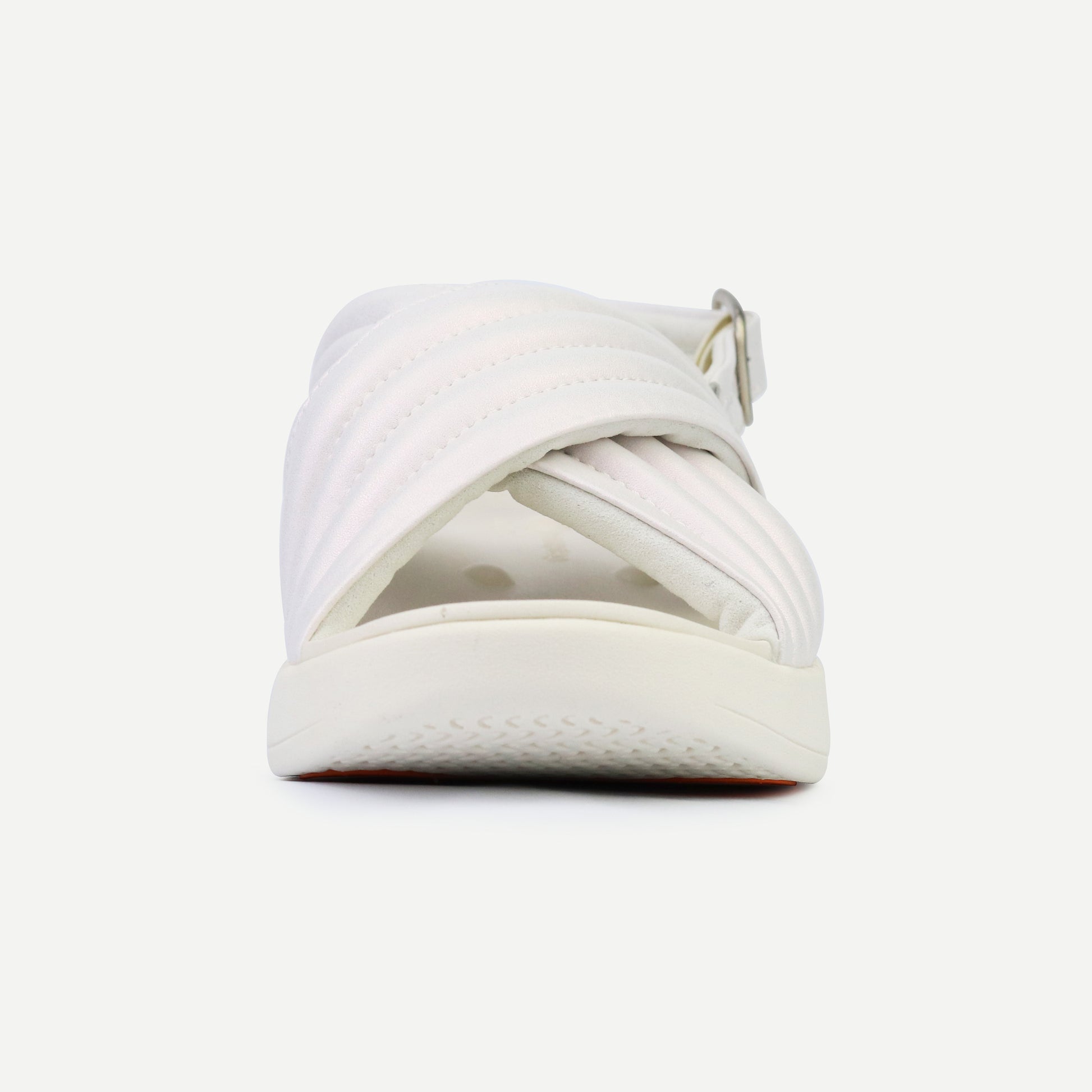 Balance Puff Sandal - White Pearl
