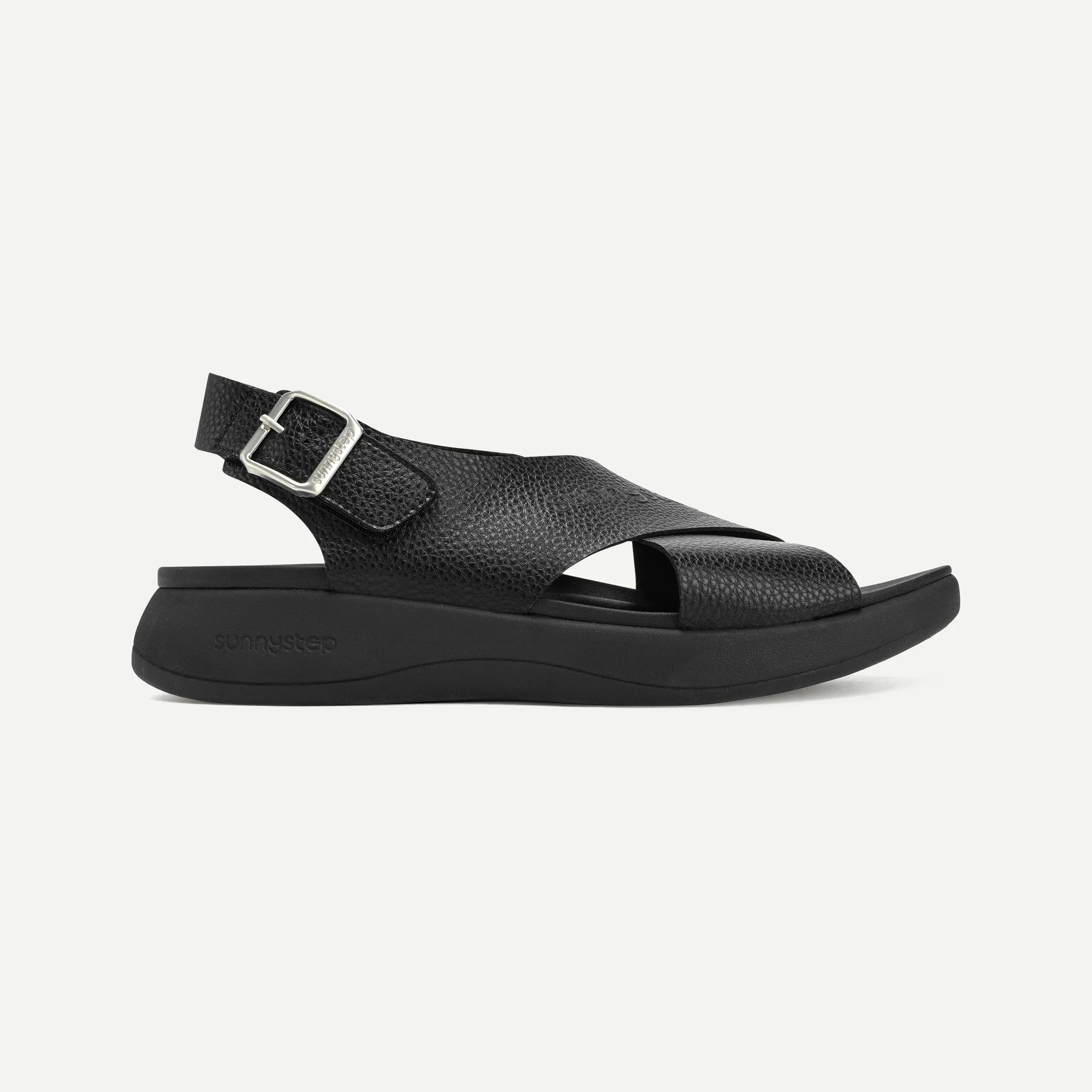 Balance Crossover Sandal - Full Black